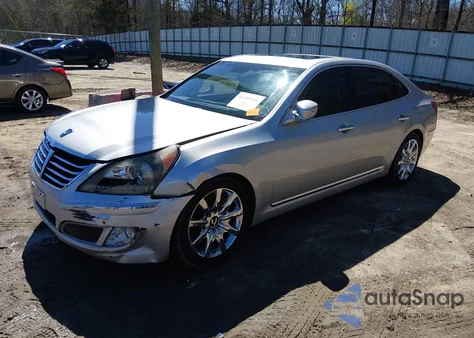 2013 Hyundai Equus Signature from USA, damaged, VIN KMHGH4JH8DU064347